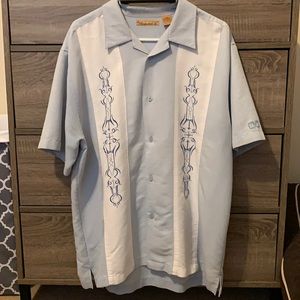 Havanera Co. short sleeve party shirt -L